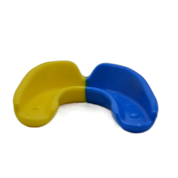 Капа боксерська PowerPlay 3311 SR Синьо-Жовта