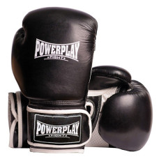 Боксерські рукавиці PowerPlay 3019 Challenger Чорні 16 унцій