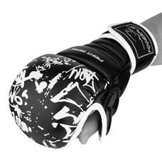 Рукавички для Karate PowerPlay 3092KRT Чорні-Білі XL