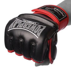 Рукавиці для MMA PowerPlay 3058 Чорно-Червоні L