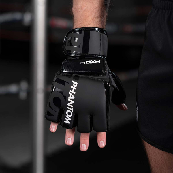 Рукавиці для ММА Phantom APEX Hybrid Black L/XL