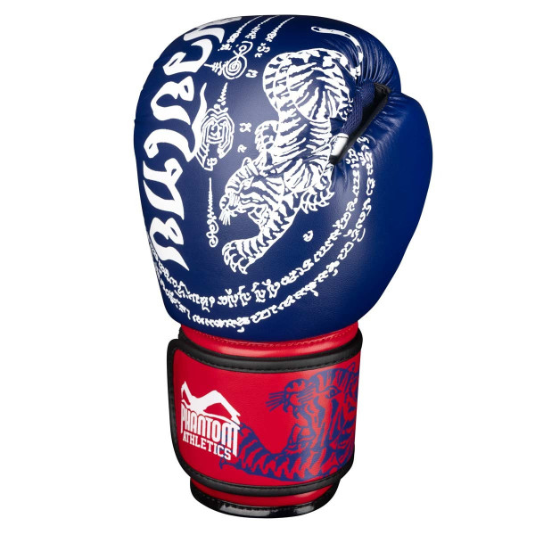 Боксерські рукавиці Phantom Muay Thai Blue 16 унцій (капа в подарунок)