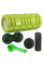 Набір для масажу та йоги PowerPlay PP_4096 (Ролик 33*14 + 2-ва мячі) Green + резинка 5.5 кг.