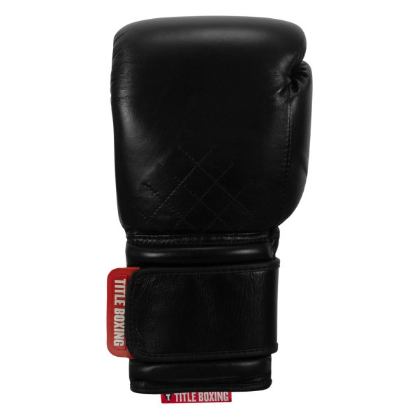 Боксерські рукавиці TITLE Boxing Ko-Vert Black 12 oz