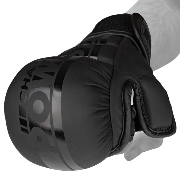 Рукавиці для MMA PowerPlay PP_3033 Ultra Matt Чорні XL