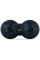 Масажний м'яч подвійний PowerPlay PP-4353 Epp foam peanut ball (d12*24cm.) Чорно/Синій