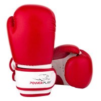 Боксерські рукавиці PowerPlay 3004 JR Classic Червоно-Білі 6 унцій