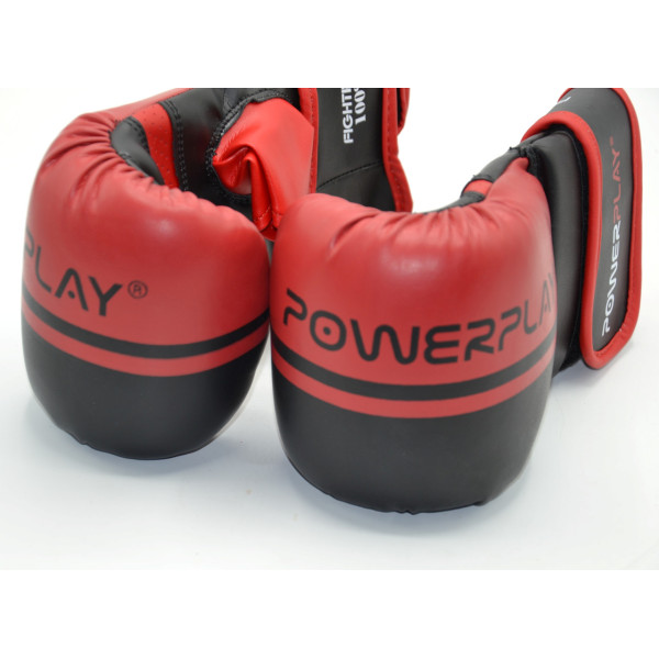 Снарядні рукавиці PowerPlay 3025 Чорно-Червоні L