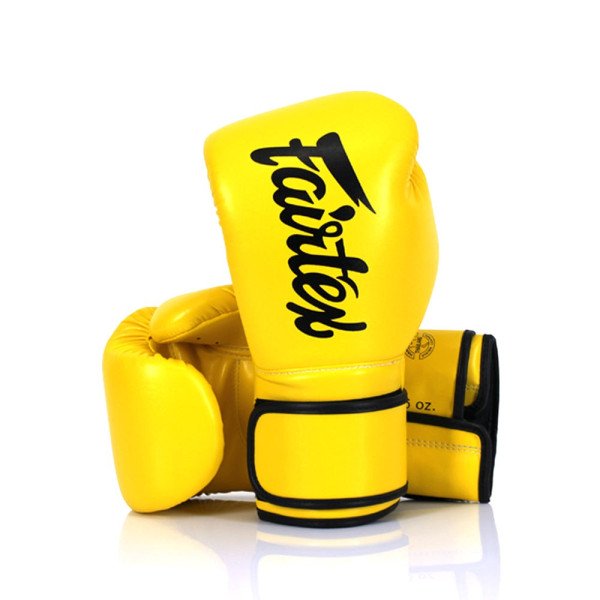 Боксерські рукавиці Fairtex BGV14 Yellow 10 унцій