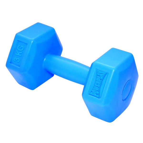 Гантель композитна PowerPlay 4124 Hercules 3 кг. Синя (1 шт.)