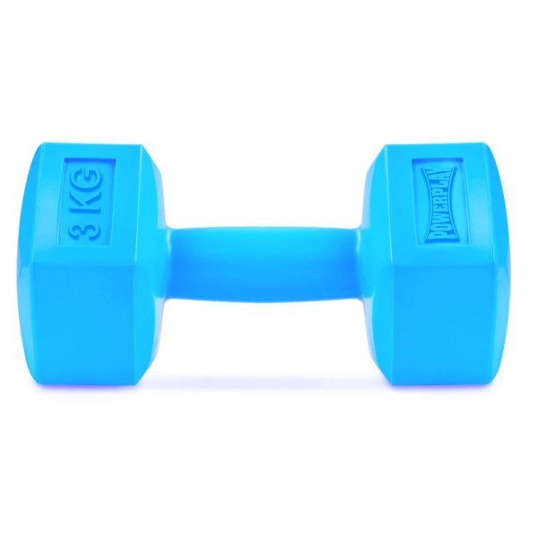 Гантель композитна PowerPlay 4124 Hercules 3 кг. Синя (1 шт.)
