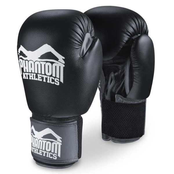 Боксерські рукавиці Phantom Ultra Black 14 унцій (капа в подарунок)