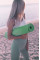 Килимок для йоги та фітнесу Power System PS-4014 PVC Fitness-Yoga Mat Green (173x61x0.6)