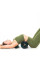 Набір для йоги PowerPlay PP_4008 EPP Foam Roller Set роллер + 2 масажні м'ячі Чорно-синій