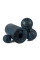 Набір для йоги PowerPlay PP_4008 EPP Foam Roller Set роллер + 2 масажні м'ячі Чорно-синій