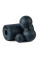 Набір для йоги PowerPlay PP_4008 EPP Foam Roller Set роллер + 2 масажні м'ячі Чорно-синій