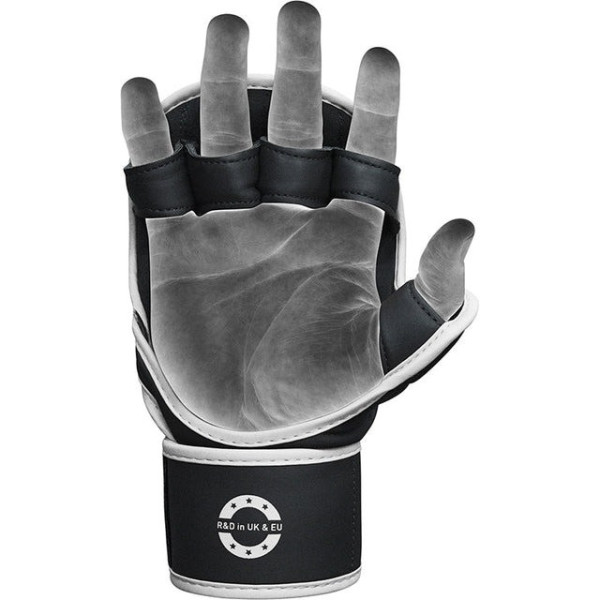 Рукавиці для ММА RDX F6 KARA Matte White Plus L/XL (капа у комплекті)