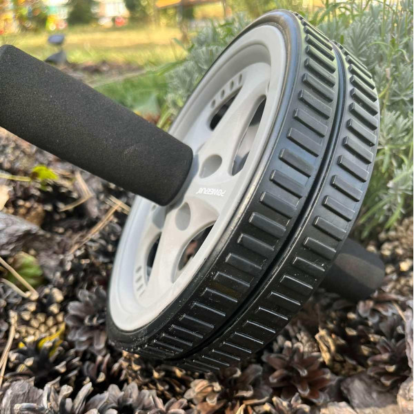 Колесо для преса PowerPlay PP-4345 Exercise Wheel (d16.5cm.) Сіре