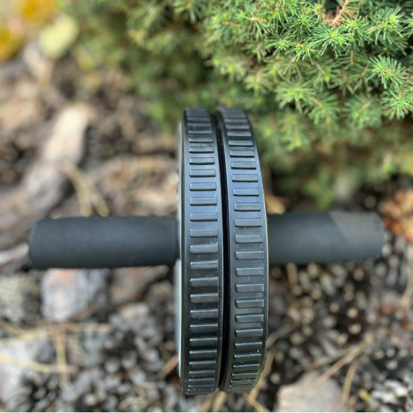 Колесо для преса PowerPlay PP-4345 Exercise Wheel (d16.5cm.) Сіре