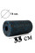 Масажний ролик (роллер) гладкий PowerPlay PP-4347 EPP Foam Roller Чорно/Синій (33x14см.)