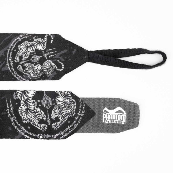 Бинти для боксу Phantom Muay Thai Black 400cm. (4м.)