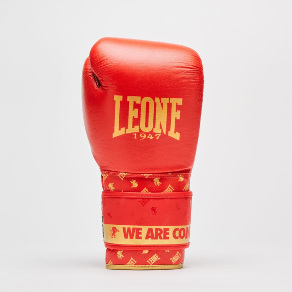 Боксерські рукавиці Leone GN220 DNA Red 12 унцій (бинти 4 м. в комплекті)
