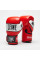 Боксерські рукавиці Leone GN047 SHOCK Red 12 унцій (бинти 4 м. в комплекті)