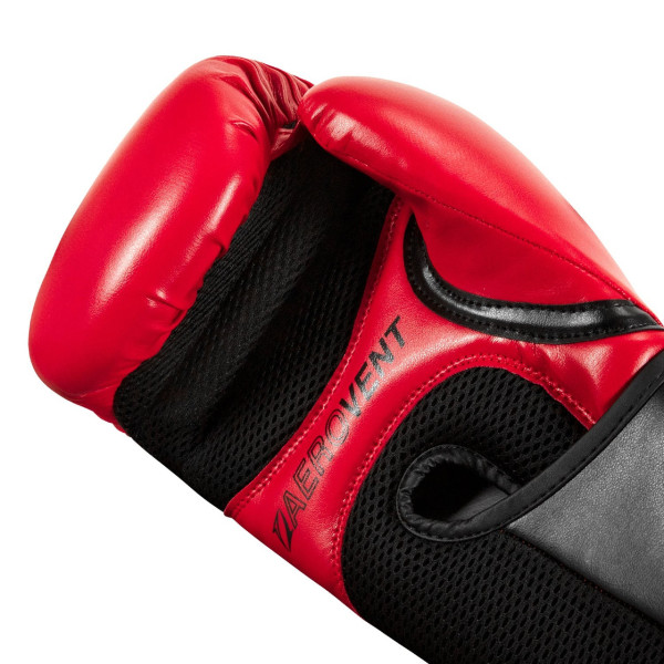 Боксерські рукавиці TITLE Boxing Vegan Gloves Red/Black 14 oz