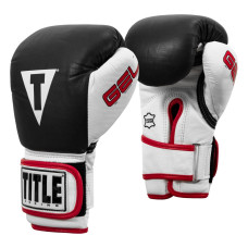 Боксерські рукавиці TITLE Boxing Gel World Black S 10oz