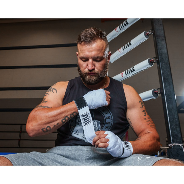 Бинти для боксу TITLE Boxing Select 180" Semi Elastic Mexican White (4.5м.)