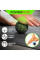 Набір масажних м'ячиків PowerPlay 4007 EPP Massage Ball Чорно-Зелені (3 шт.)