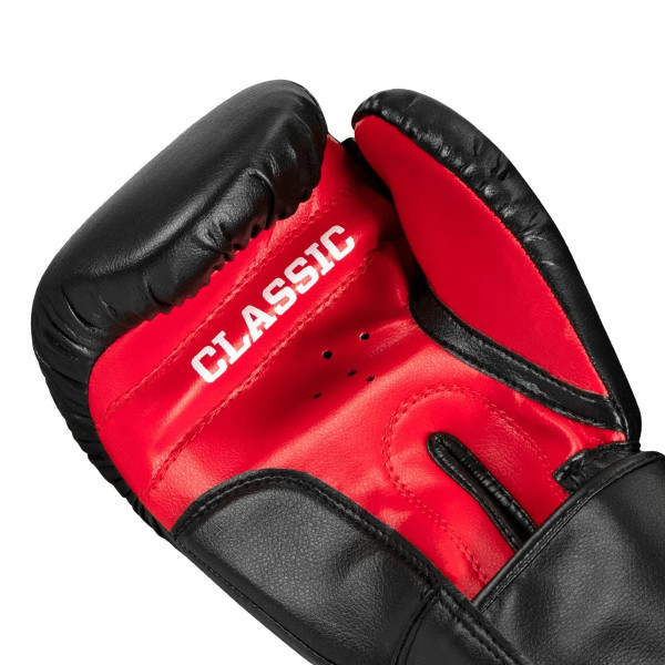 Боксерські рукавиці TITLE Classic Boxing Gloves Black/Red Regular