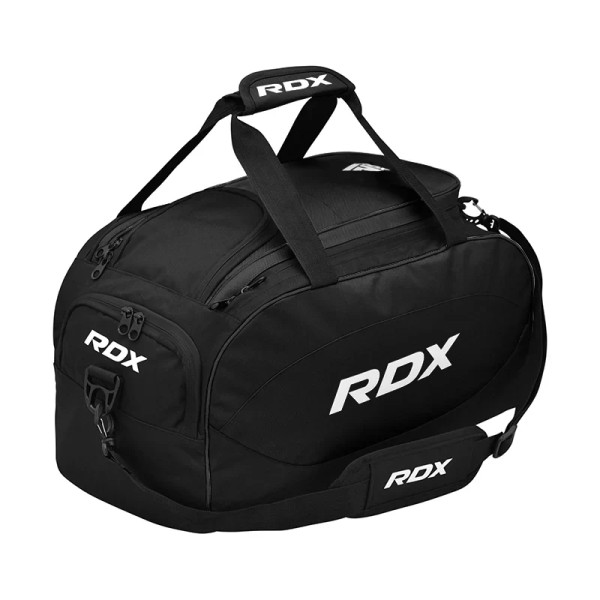 Спортивна сумка RDX R1 Duffel Bag with Backpack Straps Black/White