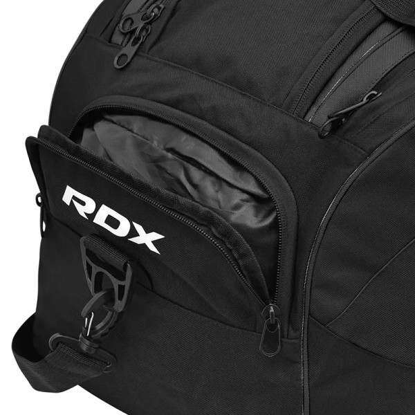 Спортивна сумка RDX R1 Duffel Bag with Backpack Straps Black/White