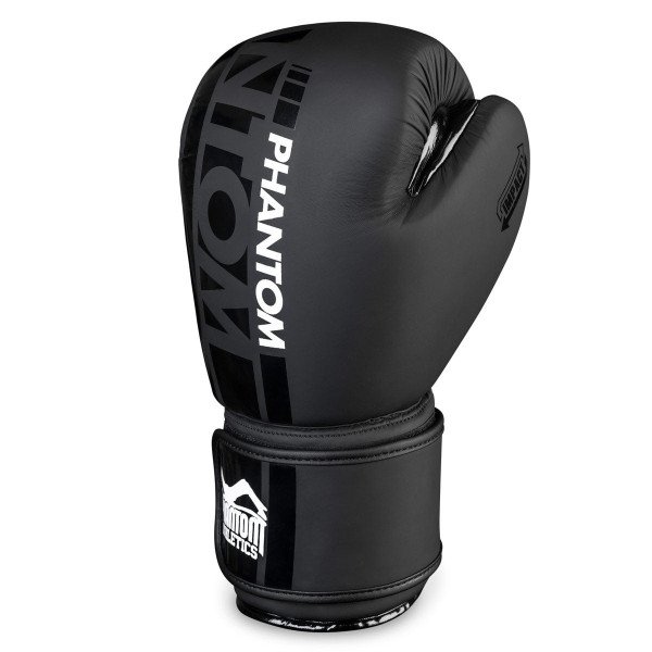 Боксерські рукавиці Phantom APEX Black 12 унцій (капа в подарунок)