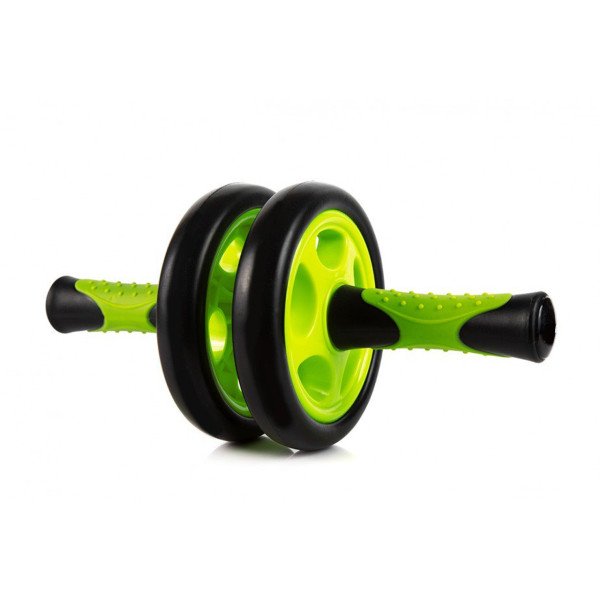Колесо для преса подвійне PowerPlay 4327 Dual-Core Ab Wheel Чорно-червоне