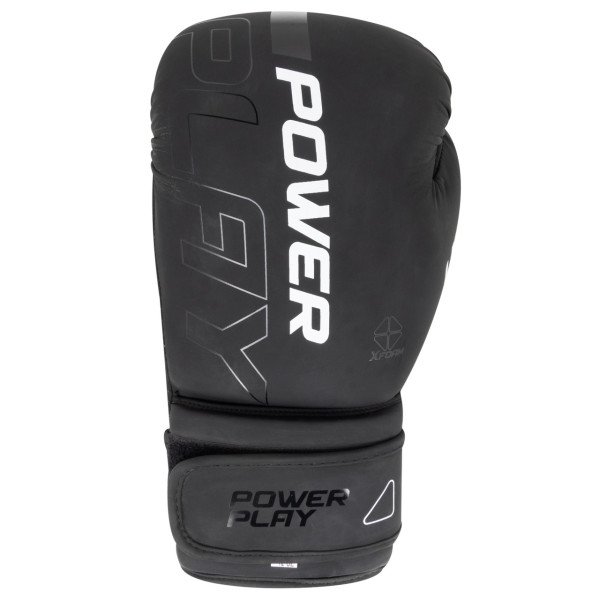 Боксерські рукавиці PowerPlay 3024 Ultra Mat Чорно-Білі 8 унцій