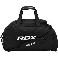 Спортивна сумка RDX R1 Duffel Bag with Backpack Straps Black/White