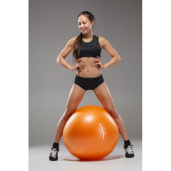 М'яч для фітнесу (фітбол) Power System PS-4011 Ø55 cm PRO Gymball Orange