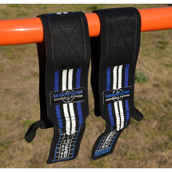 Кистьові бинти Power System PS-3500 Wrist Wraps Blue/Black
