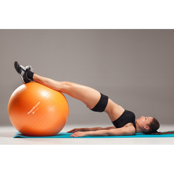 М'яч для фітнесу (фітбол) Power System PS-4011 Ø55 cm PRO Gymball Orange