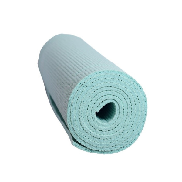 Килимок для йоги та фітнесу PowerPlay 4010 PVC Yoga Mat М'ятний (173x61x0.6)