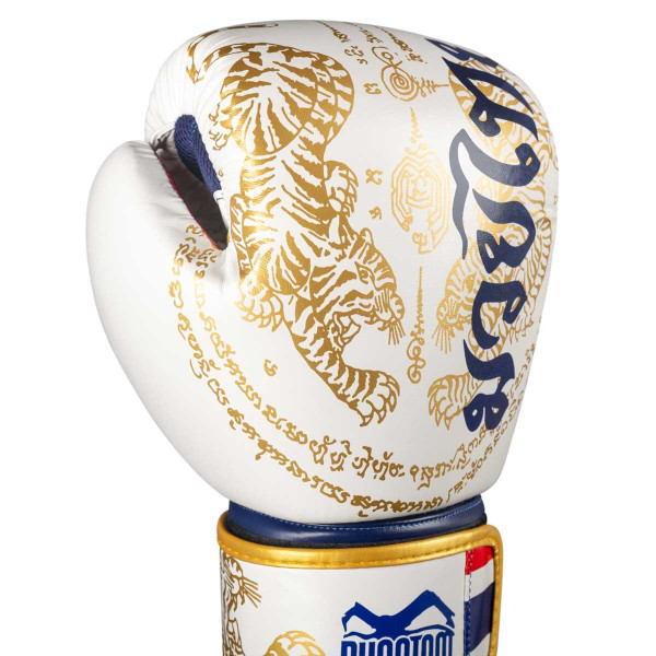 Боксерські рукавиці Phantom Muay Thai Gold Limited Edition 14 унцій (капа в подарунок)