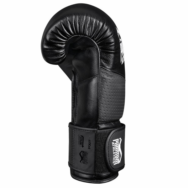 Боксерські рукавиці Phantom RIOT Pro Black 12 унцій (капа в подарунок)