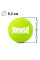 Масажний силіконовий м'яч PowerPlay PP-4354 Silicone Lacrosse Ball (6.3см.) Зелений