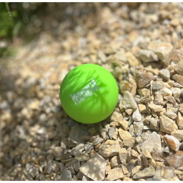 Масажний силіконовий м'яч PowerPlay PP-4354 Silicone Lacrosse Ball (6.3см.) Зелений