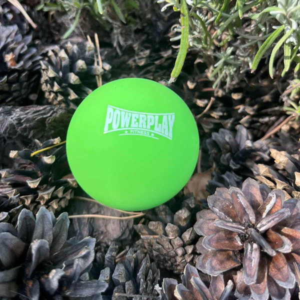 Масажний силіконовий м'яч PowerPlay PP-4354 Silicone Lacrosse Ball (6.3см.) Зелений