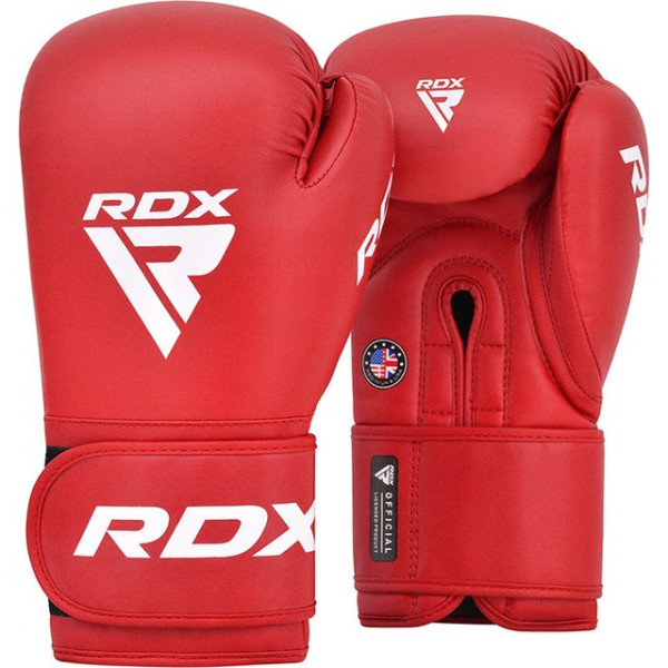 Боксерські рукавиці RDX AS2 RED-12 унцій (капа в комплекті)