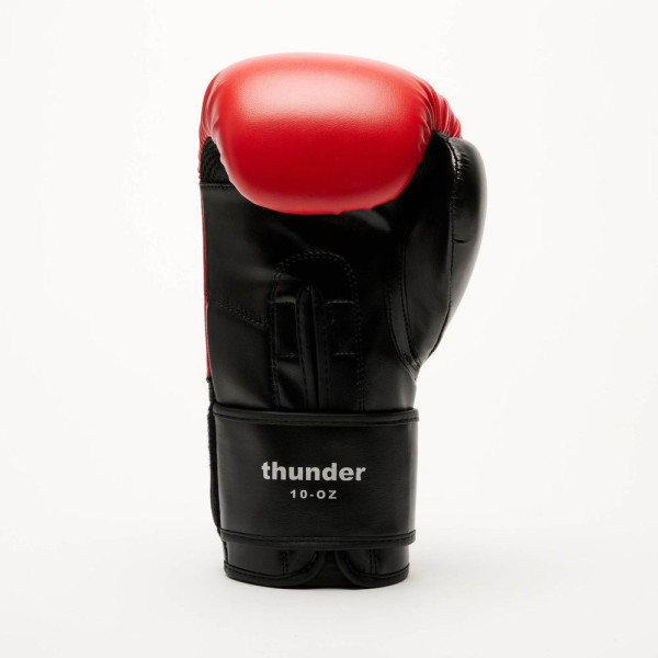 Боксерські рукавиці Leone GN383 THUNDER Red 10 унцій (капу в комплекті)