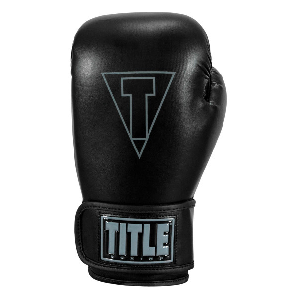 Боксерські рукавиці TITLE Boxing Vegan Gloves Black 12 oz
